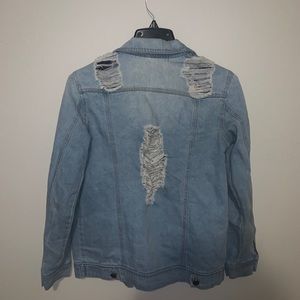 Distressed Jean Jacket